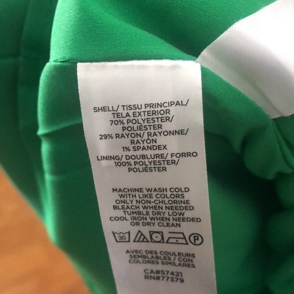 🌹🆕🌹 NWT Ann Taylor Sleeveless Stitch Sheath Dress, size 8, Green - Picture 6 of 7